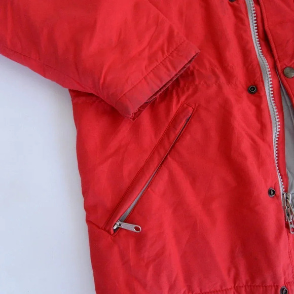 L.L. Bean Vintage  Red Ski Jacket ~Small - Picture 11 of 16